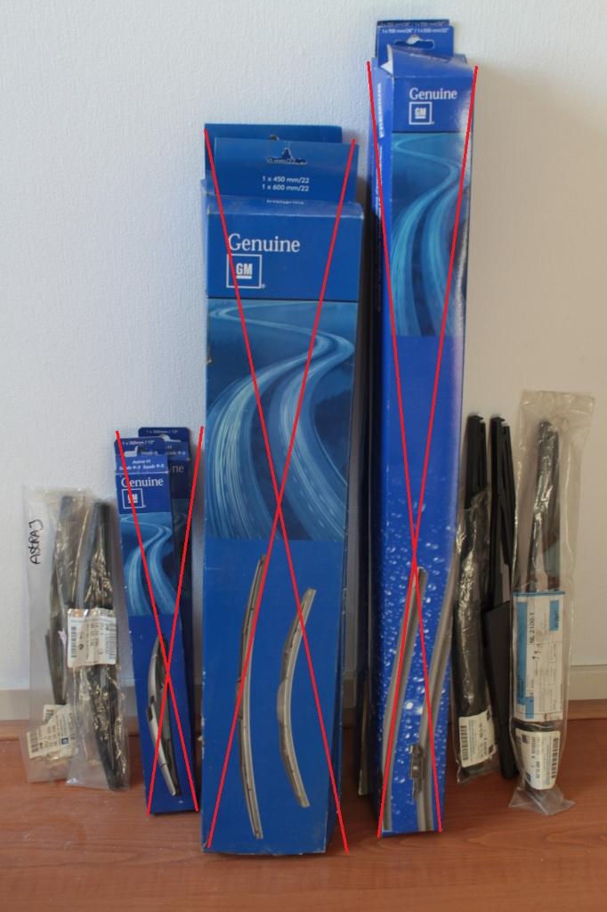 Ruitenwisserbladen diverse Opel modellen nieuw laatste stuks, Ophalen, Nieuw, Opel