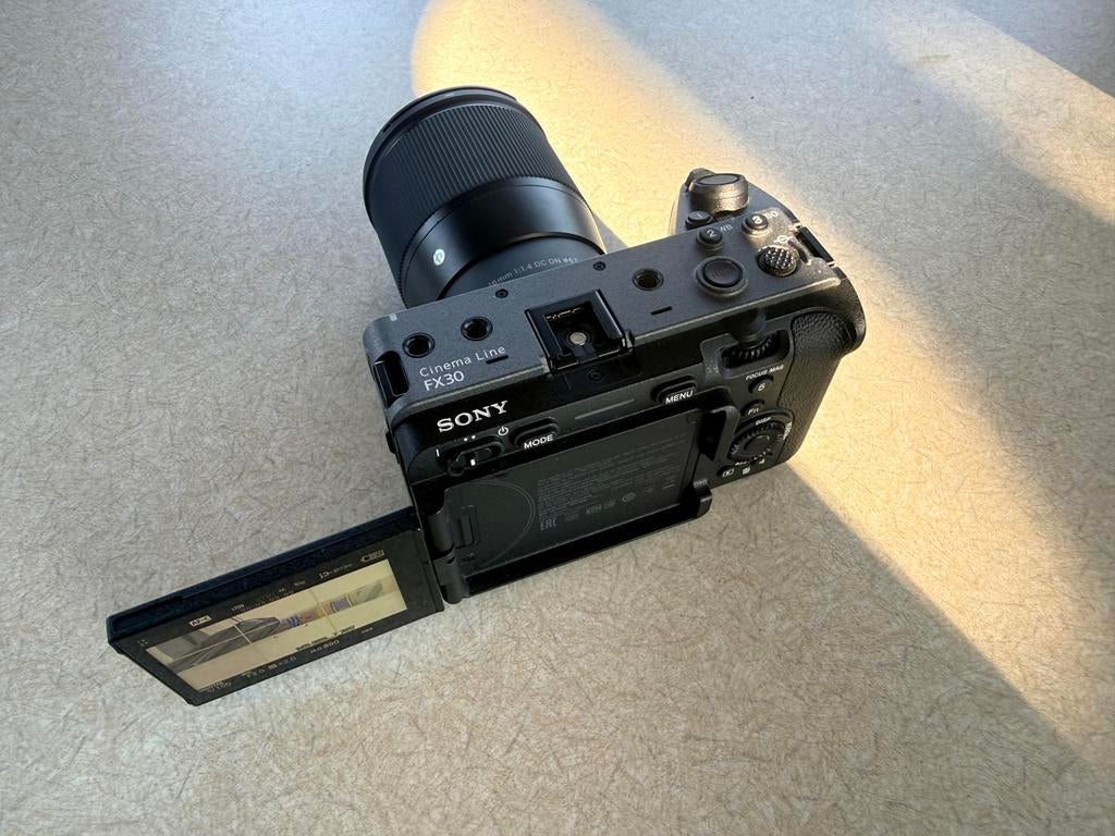 Sony FX30 Cinema Line Camera, Ophalen, Full HD, Overige soorten, Minder dan 8x