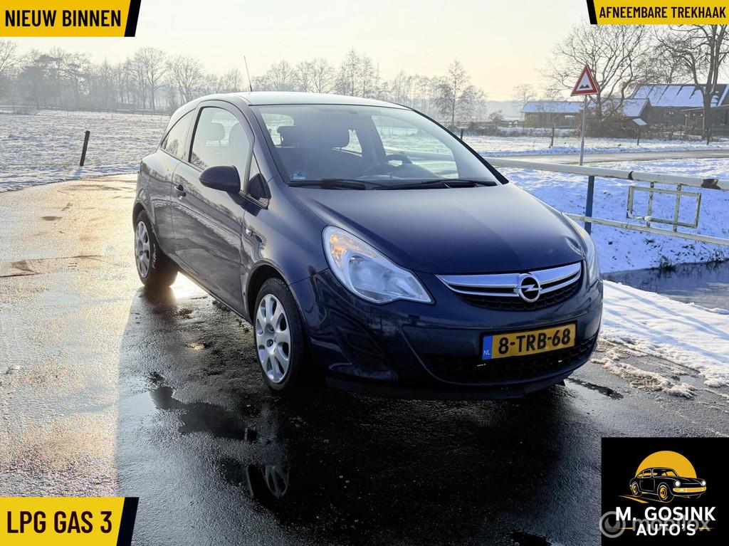 Opel Corsa 1.2 Edition LPG Gas G3 Airco APK 18-03-2026, Auto's, Opel, Voorwielaandrijving, Euro 5, Gebruikt, 4 cilinders