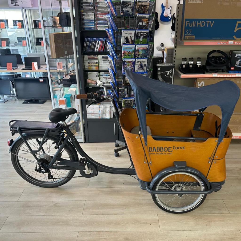 Babboe Curve Elektrische Bakfiets + zomer/ winter kap, Flex Ltd., Gebruikt, https://flex.com/contact-us, Nobelstraat 10, 5807 GA Oostrum LB, Limburg, Nederland