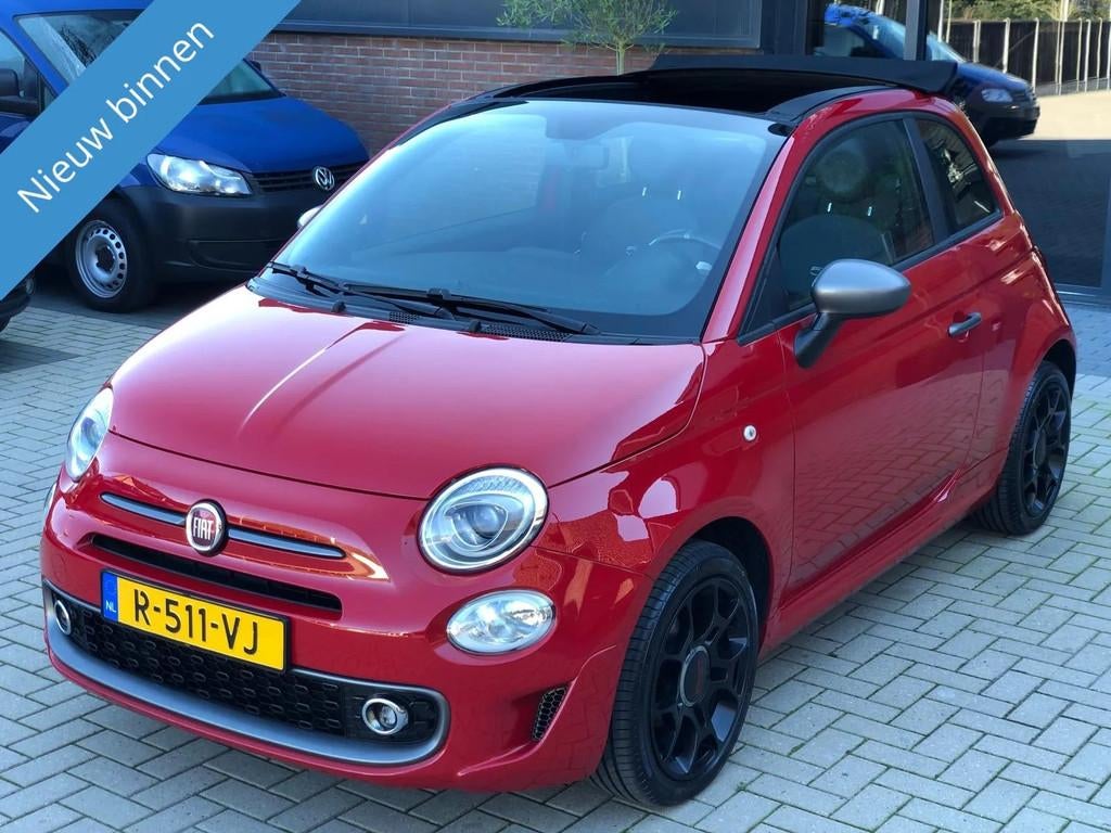Fiat 500 C 1.2 S automaat NIEUWSTAAT XENON LED CRUISE LEER P, 4 cilinders, Leder, Bedrijf, 915 kg