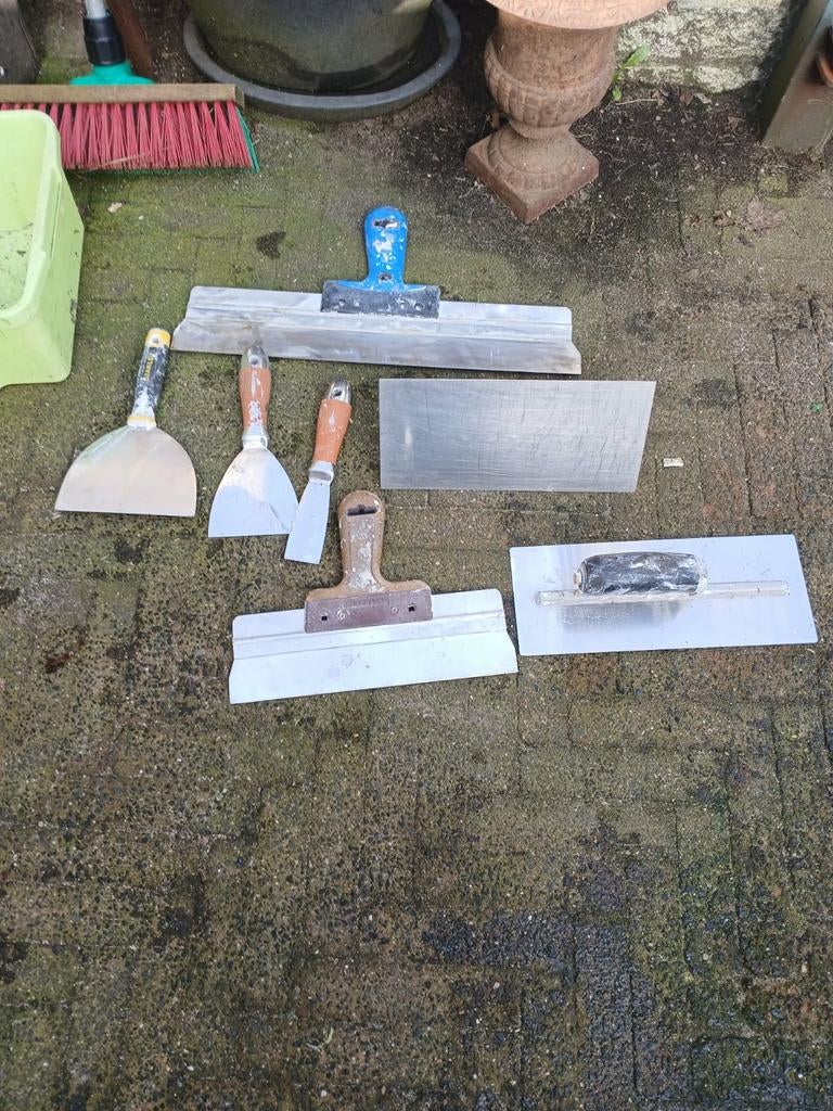 7 delig stukadoors gereedschap, Ophalen of Verzenden, Gebruikt