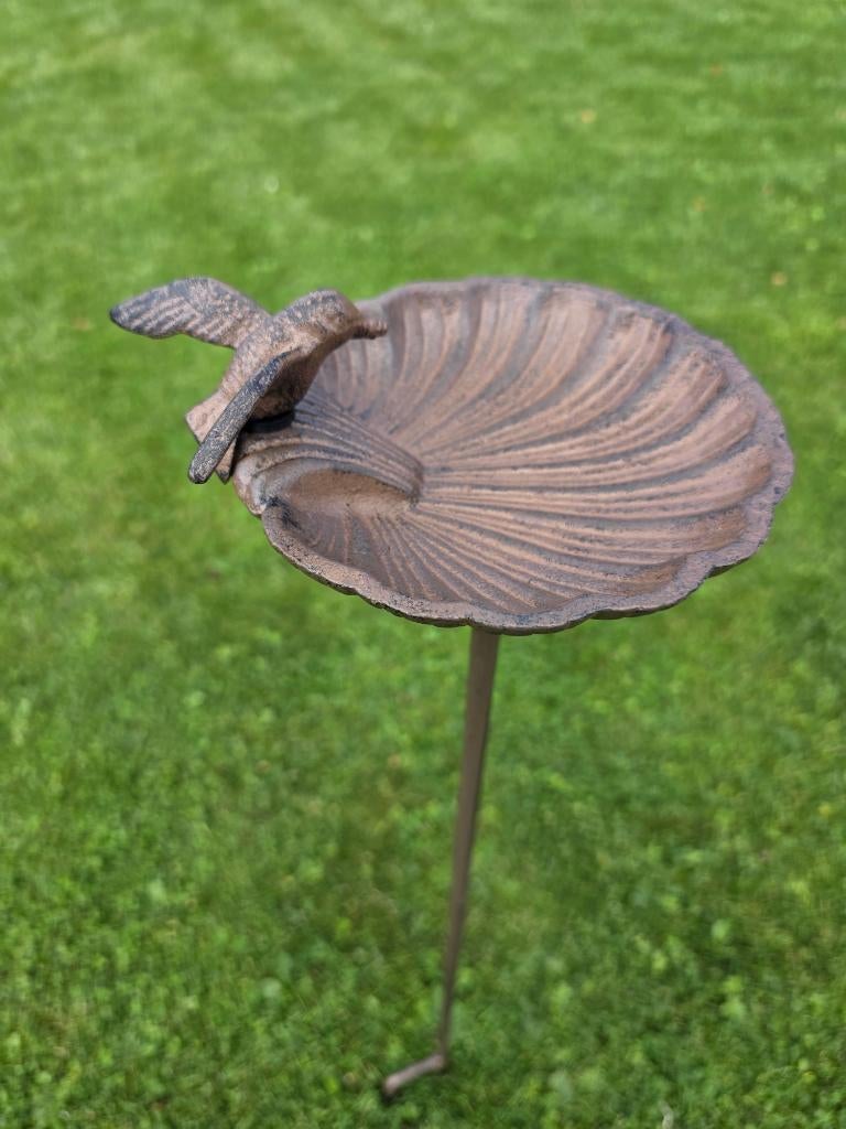 VOEDERSCHAAL / MET VOGELTJE/ TUINPRIKKER / WATER, Tuin en Terras, Huis en tuin decoratie Marie, Nieuw, Info@huisentuindecoratiemarie.nl