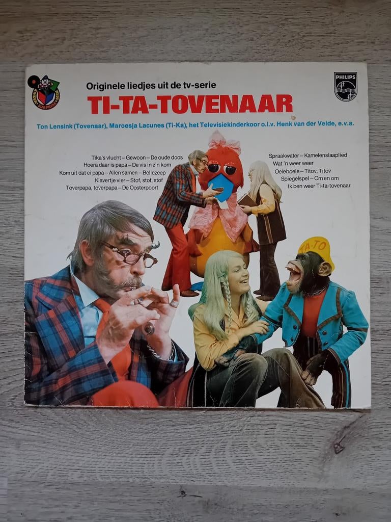 LP Ti-Ta-Tovenaar - Originele liedjes uit de tv-serie, Ophalen of Verzenden, Gebruikt, 12 inch
