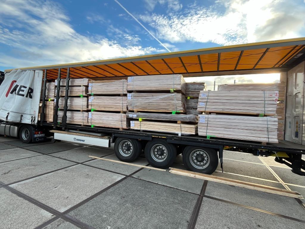 Grenen praline geoliede planken 20cm breed (AANBIEDING), Ophalen of Verzenden, Nieuw, 75 m² of meer, Parket