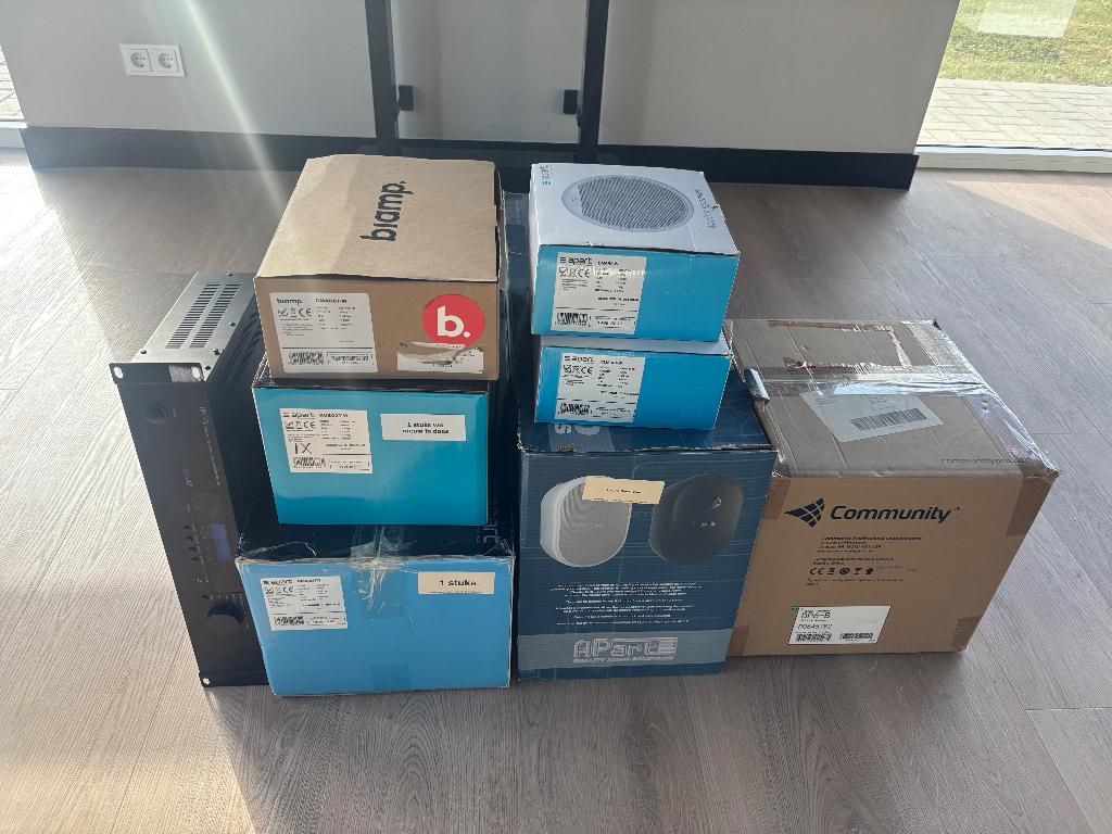 diverse producten Apart Audio, Gebruikt, Overige typen, Minder dan 60 watt, Ophalen