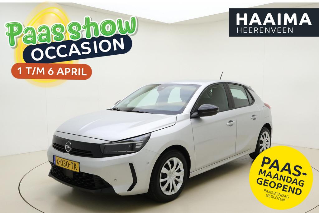Opel Corsa 1.2 Turbo 100pk Edition | Navi via App | Achterui, Stof, Gebruikt, 49 €/maand, Handgeschakeld
