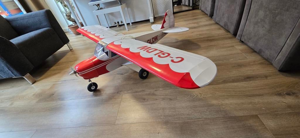 Nexa PA-22 Tri-Pacer 1620mm RC vliegtuig, Ophalen, Zo goed als nieuw, Elektro