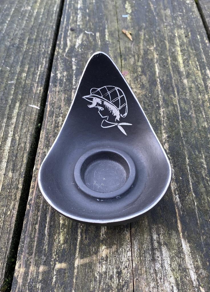 Leuke Kaarsenkandelaart Kroon keramiek Aristo 241- vintage, Overige materialen, Ophalen of Verzenden, Zo goed als nieuw, Minder dan 25 cm