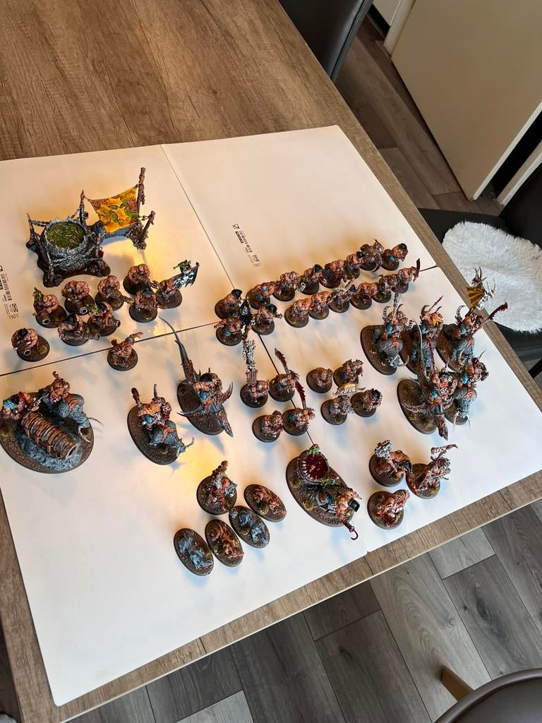 Warhammer AoS Oger Mawtribes, Hobby en Vrije tijd, Wargaming, Figuurtje(s), Warhammer, Ophalen of Verzenden, Zo goed als nieuw