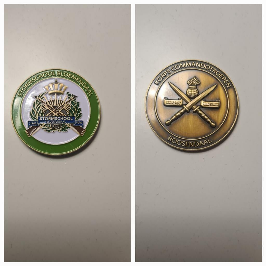 Korps commando troepen coin KCT munt, Verzamelen, Militaria | Algemeen, Ophalen of Verzenden, Landmacht, Nederland, Embleem of Badge
