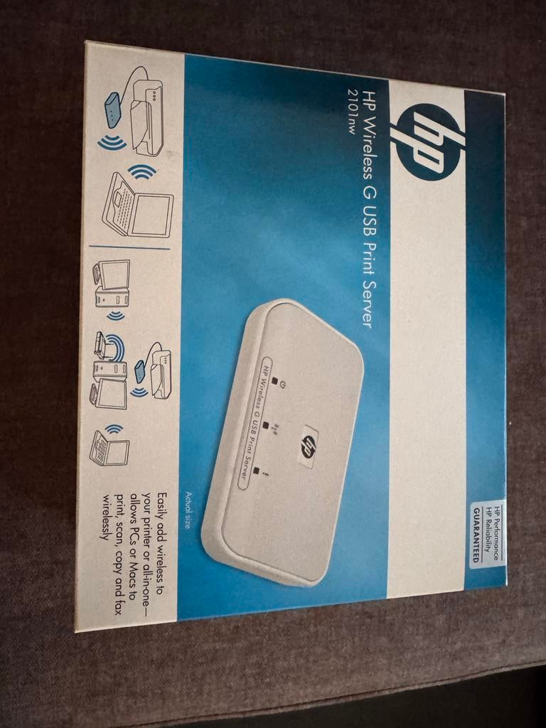 HP Wireless G USB Print Server 2101nw, Gebruikt, Kopieren, All-in-one, Ophalen of Verzenden