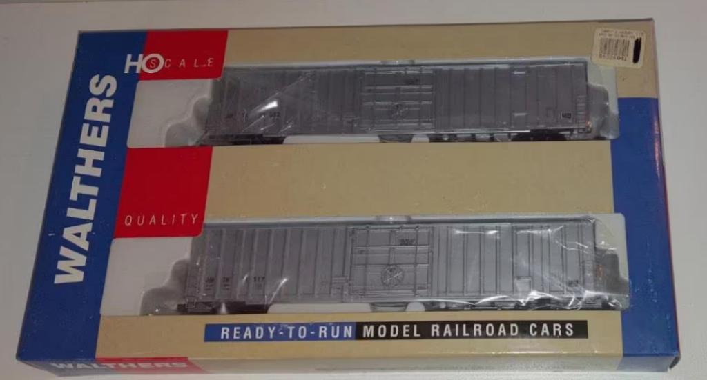 Walthers H0 932-26042 - 2x 60' Express BOXCAR Amtrak in ovp, Overige merken, Gelijkstroom, Ophalen of Verzenden, Nieuw