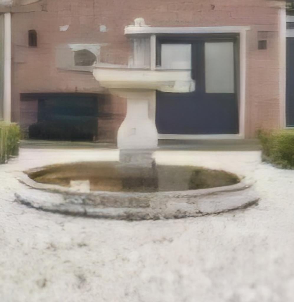 Antieken fontein voor in de tuin, Tuin en Terras, Ophalen of Verzenden, Gebruikt, Beton, Fontein