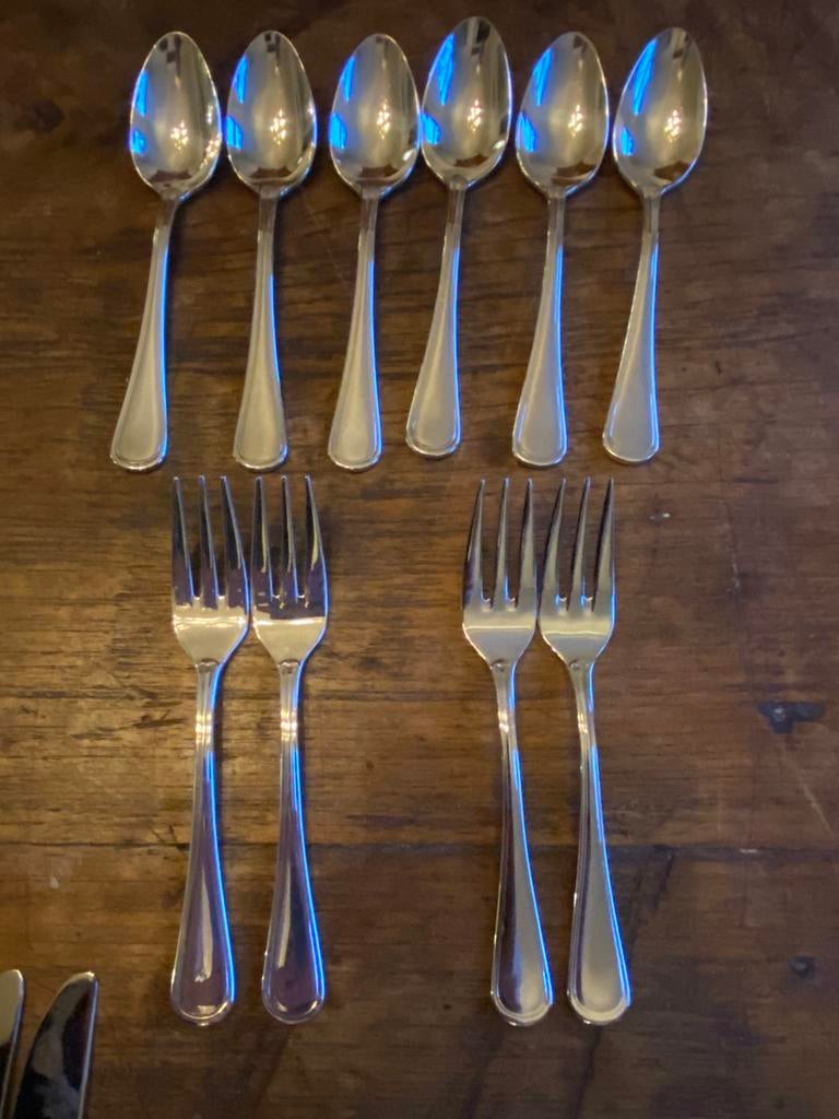 2 taartvorkjes, Williams & Robberts, 2x verzilverd 150, Ophalen of Verzenden