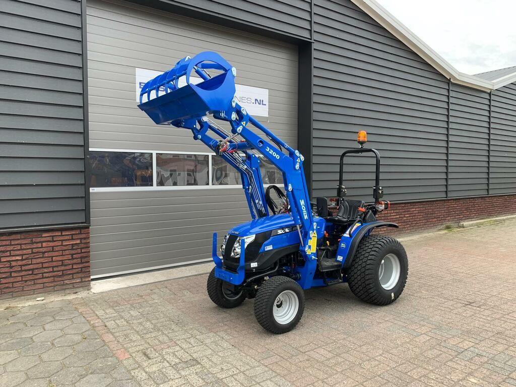 Solis 26 4WD 24.5 PK minitractor NIEUW + frontlader / GAZONB, Zakelijke goederen, Machines en Bouw | Tuin, Park en Bosbouw, Overige typen