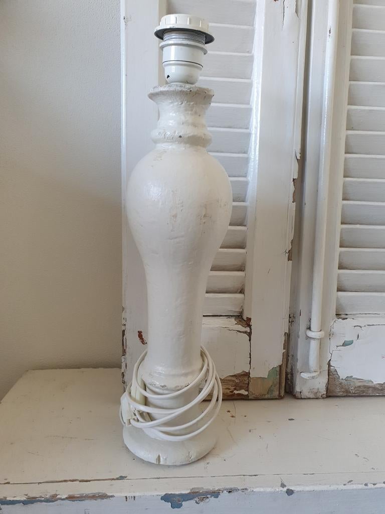 Oude baluster lampenvoet, Ophalen of Verzenden