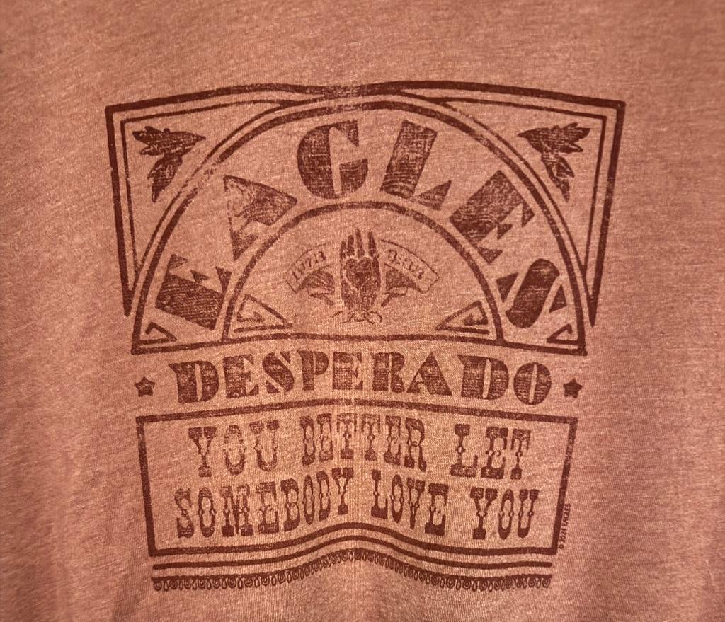 The Eagles (band) The Long Goodbye tour 2024, Dames T shirt., Kleding | Dames, T-shirts, Nieuw, Maat 42/44 (L), Roze, Korte mouw