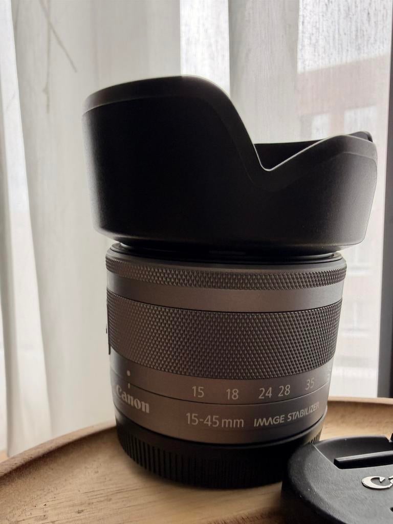 Canon zoom lens EF-M 15-45mm, Audio, Tv en Foto, Fotografie | Lenzen en Objectieven, Ophalen of Verzenden, Zo goed als nieuw, Standaardlens