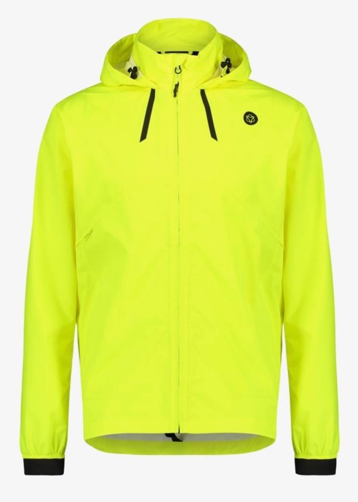 AGU Compact Regenjas Commuter Heren - Neon Geel, maat M, Ophalen of Verzenden, Zo goed als nieuw, Regenjas, Heren