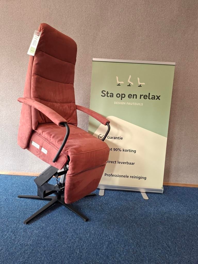Sta op relax fauteuil Prominent C102 Als Nieuw extra luxe!, Hoofdstraat 60 Schijndel, Ophalen of Verzenden, Zo goed als nieuw