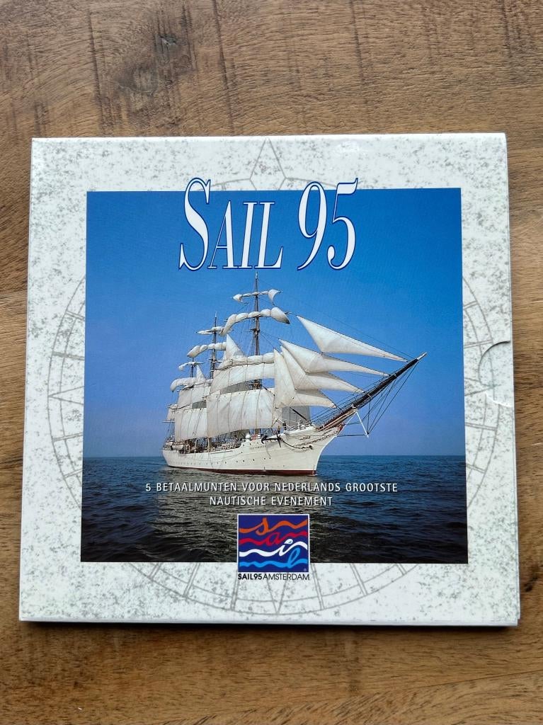 Sail 95 munten set, Ophalen of Verzenden, Koningin Beatrix