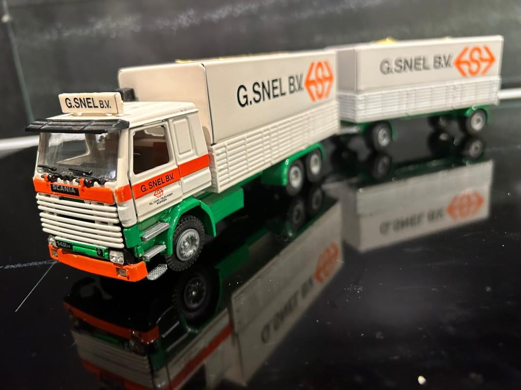 Tekno diverse kastenwagens Tekno 2, Ophalen of Verzenden, Zo goed als nieuw, Bus of Vrachtwagen, Tekno