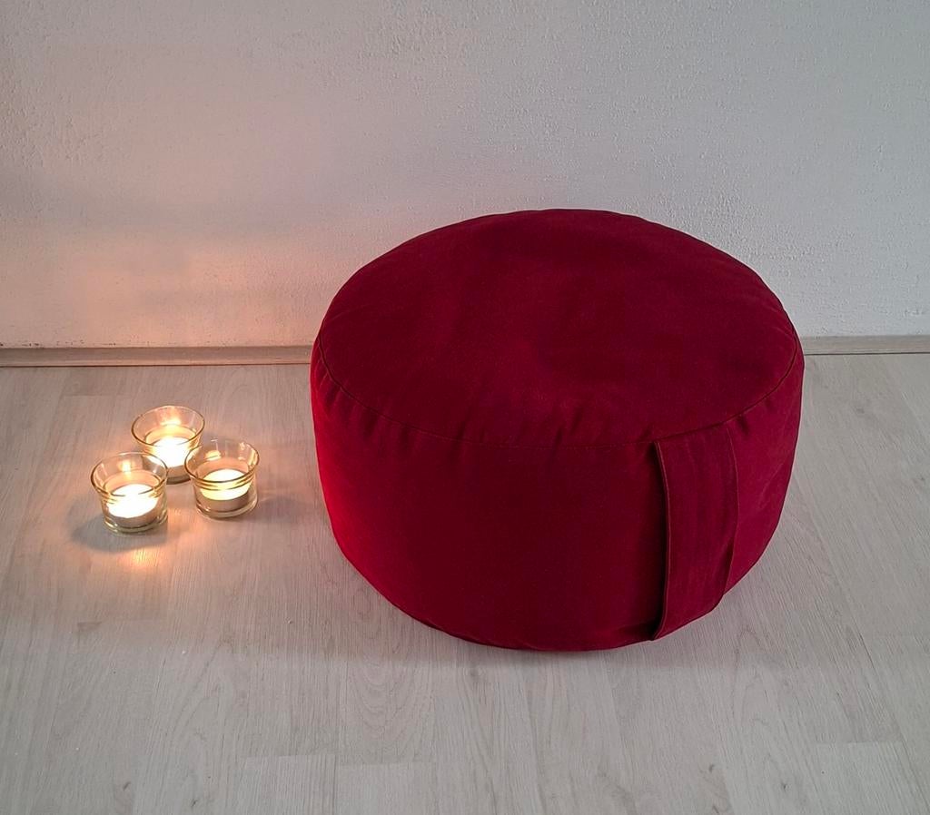 Rood yoga zitkussen, Ophalen of Verzenden, Zo goed als nieuw