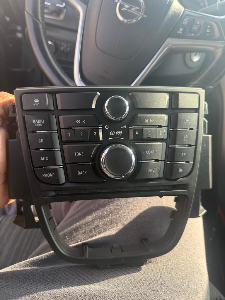 Opel Astra CD 400 Radio Bedieningspaneel, Auto diversen, Autoradio's, Ophalen of Verzenden, Gebruikt