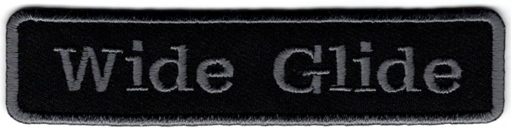 Harley Davidson Wide Glide stoffen opstrijk patch embleem #2, Verzenden, Nieuw