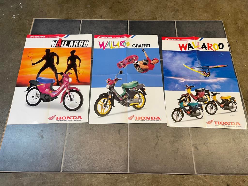 Honda wallaroo posters, Ophalen of Verzenden, Zo goed als nieuw, Tank