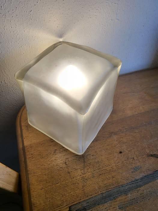 Ijsblokjes Lamp van Ikea, 1990, Ophalen, Zo goed als nieuw, Glas, Minder dan 50 cm