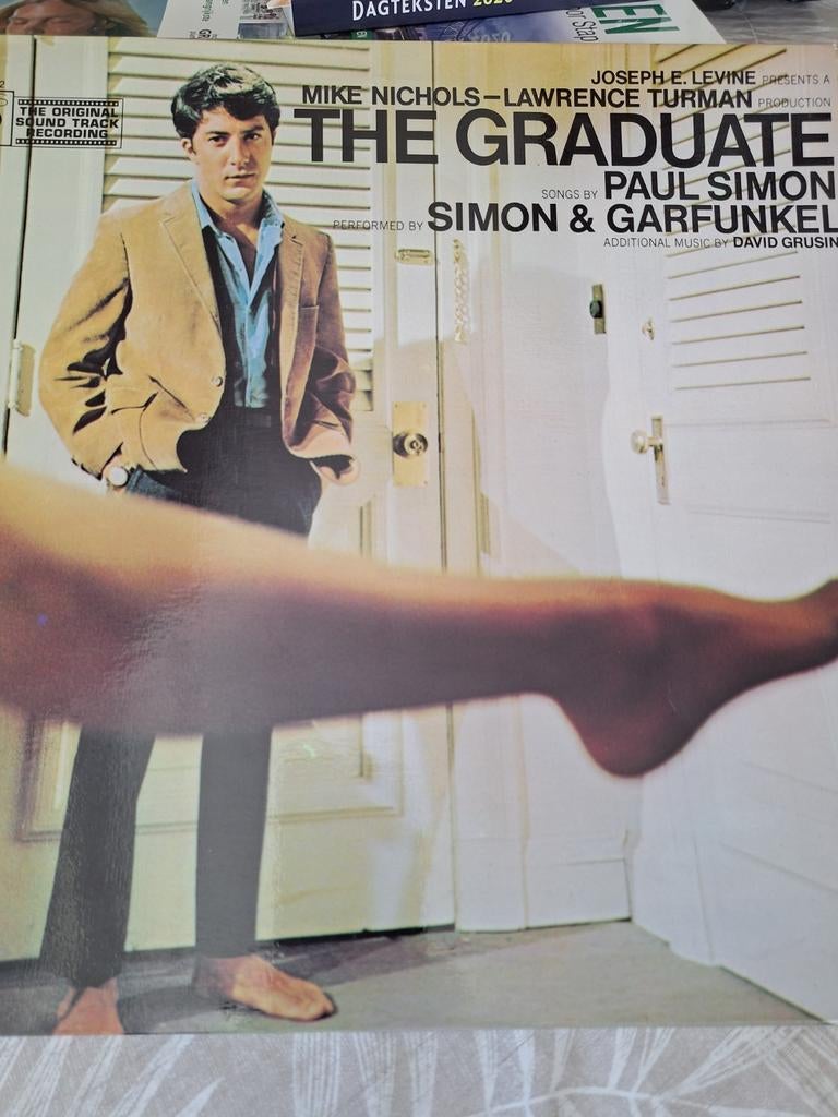 The Graduate Soundtrack LP - Simon & Garfunkel, Gebruikt, Originele persing, Ophalen of Verzenden, 12 inch