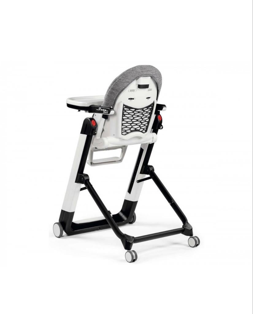 PegPerego Siesta Follow Me Kinderstoel Wonder Grijs, Ophalen of Verzenden, Zo goed als nieuw, Meegroeistoel, Afneembaar eetblad