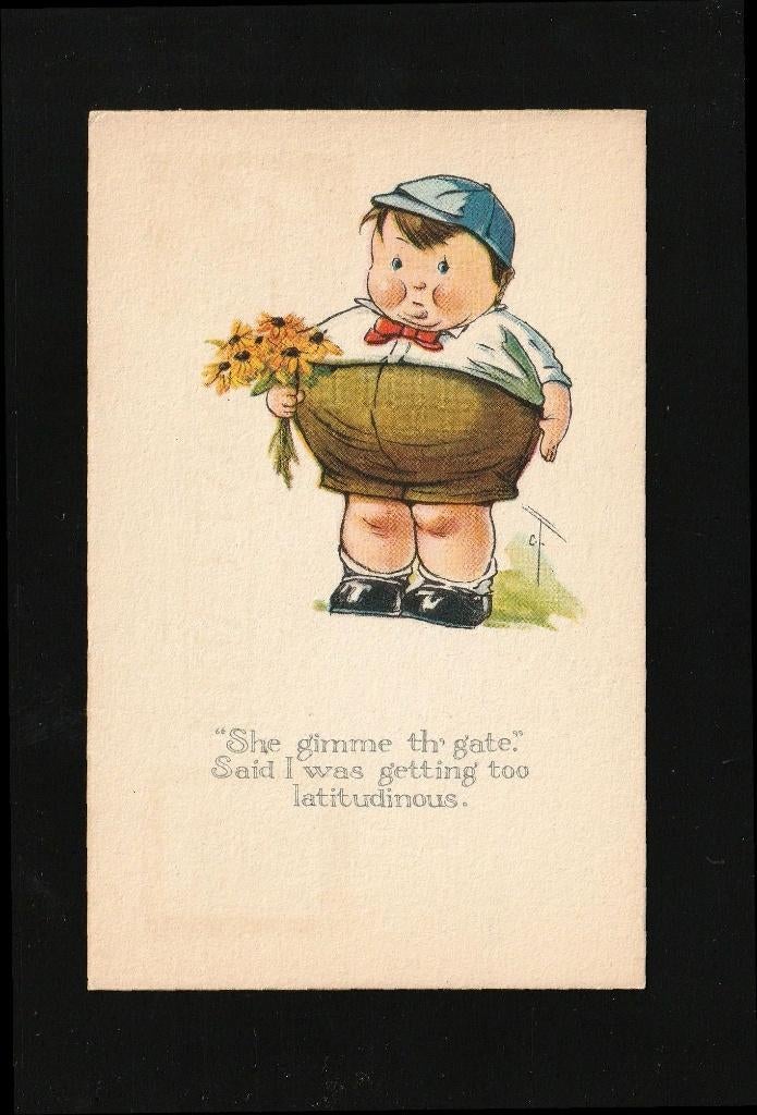 Ansicht klein dikkertje D11-08, Verzenden, 1920 tot 1940, Ongelopen