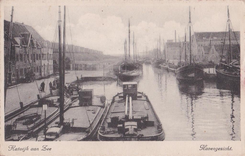 KATWIJK AAN ZEE - 1930 - Havengezicht, Verzamelen, Ansichtkaarten | Nederland, Ophalen of Verzenden, 1920 tot 1940, Ongelopen