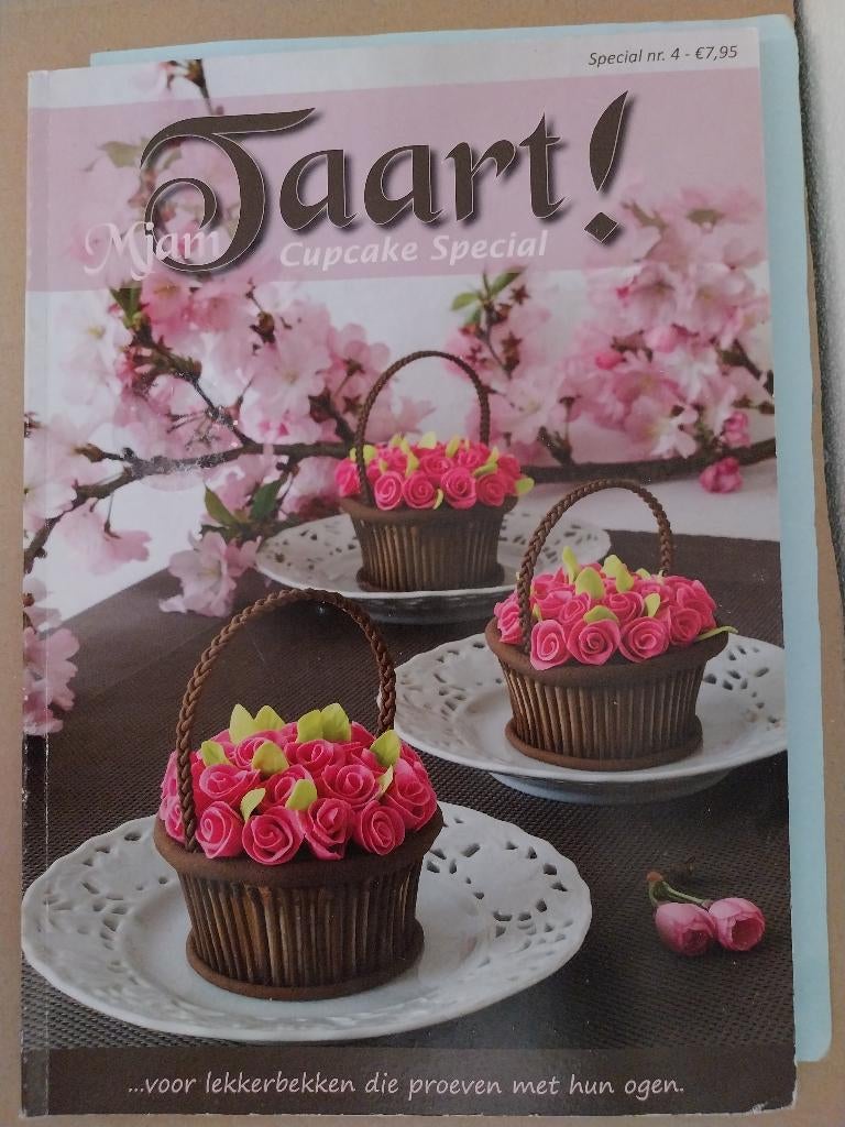 Cupcake special nr.4 Mjam taart., Gelezen, Ophalen of Verzenden, Europa, Taart, Gebak en Desserts