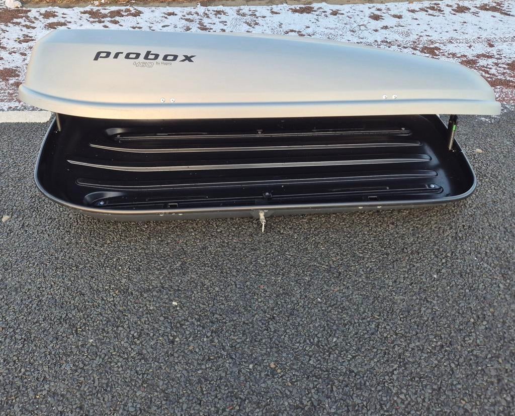 In goede staat grote Hapro Probox 460 EF dakkoffer skibox, Auto diversen, Dakkoffers, Ophalen of Verzenden, Zo goed als nieuw