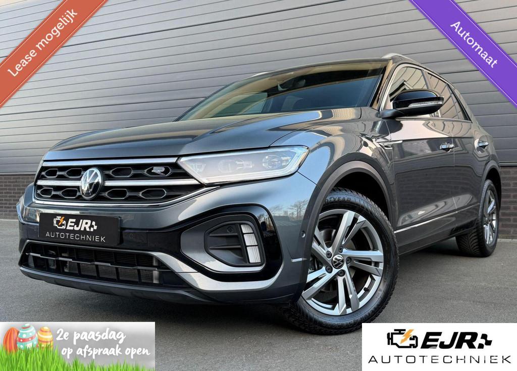 Volkswagen T-Roc 1.5 TSI DSG R-Line ADABCR*HAAK*CAMERA*CARPL, 4 cilinders, Leder en Stof, Bedrijf, Adaptive Cruise Control