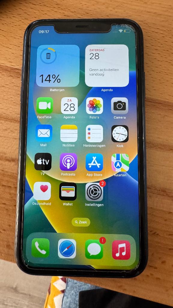 iPhone XR 128 gb, Ophalen, Zwart, IPhone XR, Zonder simlock
