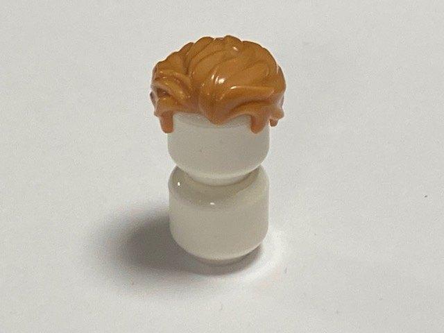 Lego nieuw middel huidskleurig haar naar achter geveegd, Ophalen of Verzenden, Nieuw, Losse stenen, Lego