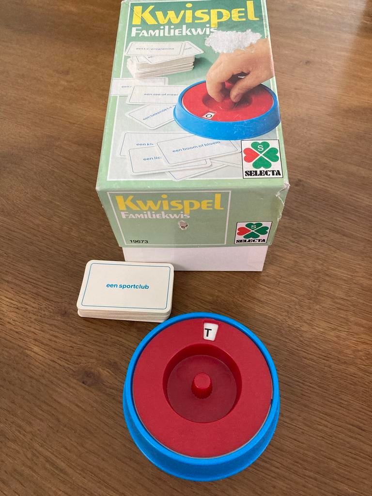 Kwispel Familiewis - Retro Gezinsquizspel, Ophalen of Verzenden, Gebruikt, Overige typen