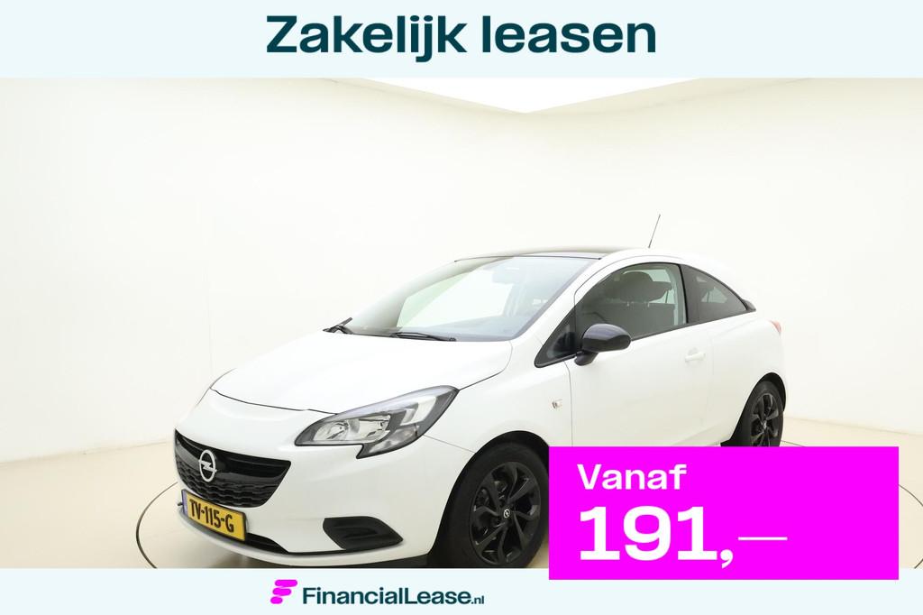 Opel Corsa 1.4 Black Edition | Navigatie | Airco | Cruise co, Voorwielaandrijving, 12 maanden, Stof, Wit