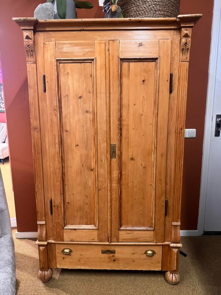 Mooie oud grenen kast, Ophalen