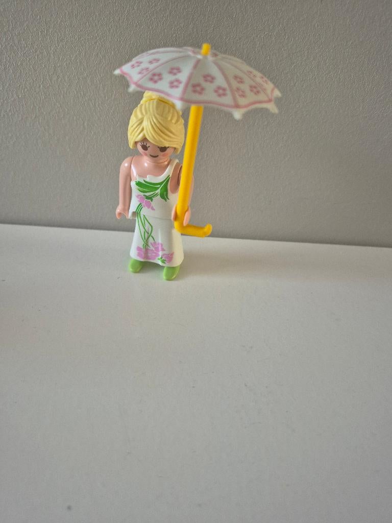Playmobil chique dame met paraplu, Kinderen en Baby's, Speelgoed | Playmobil, Ophalen of Verzenden, Gebruikt, Complete set