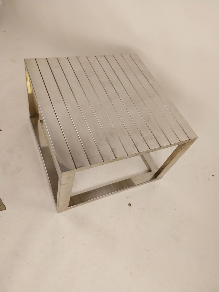 Aluminium salontafel, Ophalen, Zo goed als nieuw