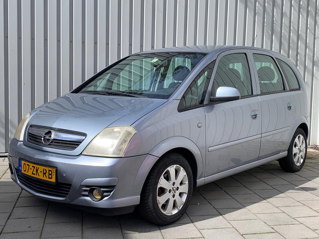 Opel Meriva 1.4-16V Temptation|151000KM|Airco|, Voorwielaandrijving, Stof, Gebruikt, Zwart