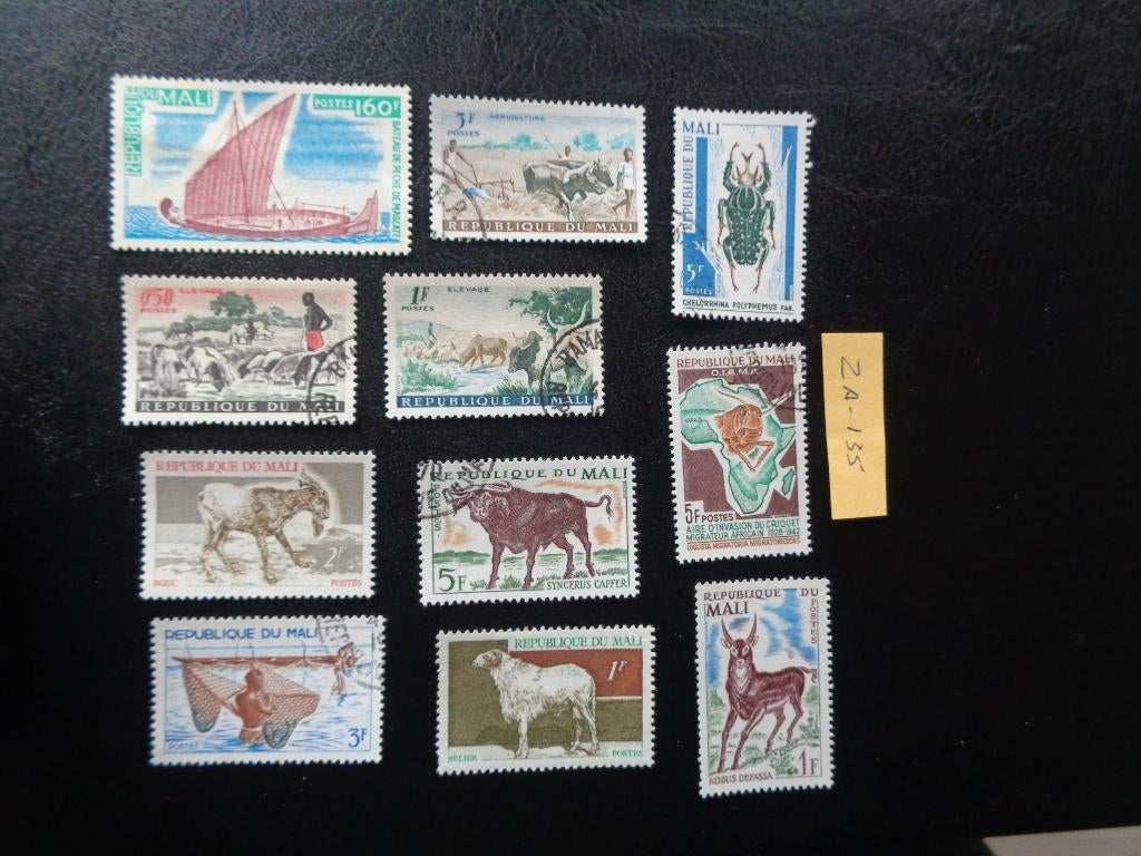 mali - diverse (za-135), Ophalen of Verzenden, Overige landen, Gestempeld
