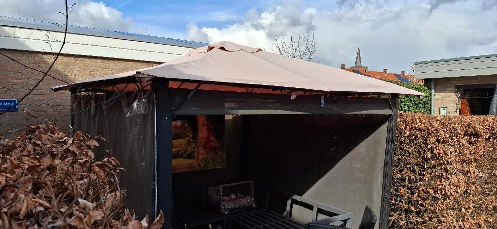 Buitenpaviljoen 3 x 3 meter, Type Lina merk Leco, Tuin en Terras, Tuinhuizen, Ophalen, Tuinhuis, 250 tot 500 cm, Zonder ramen