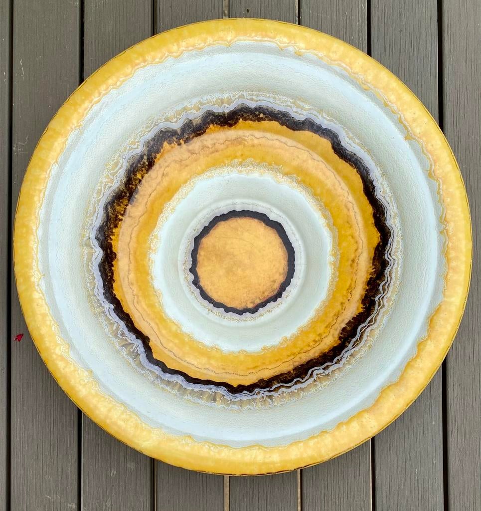 ZELDZAAM 10-delig Gebak/fruitstel art deco Carstens Uffrecht, Ophalen of Verzenden